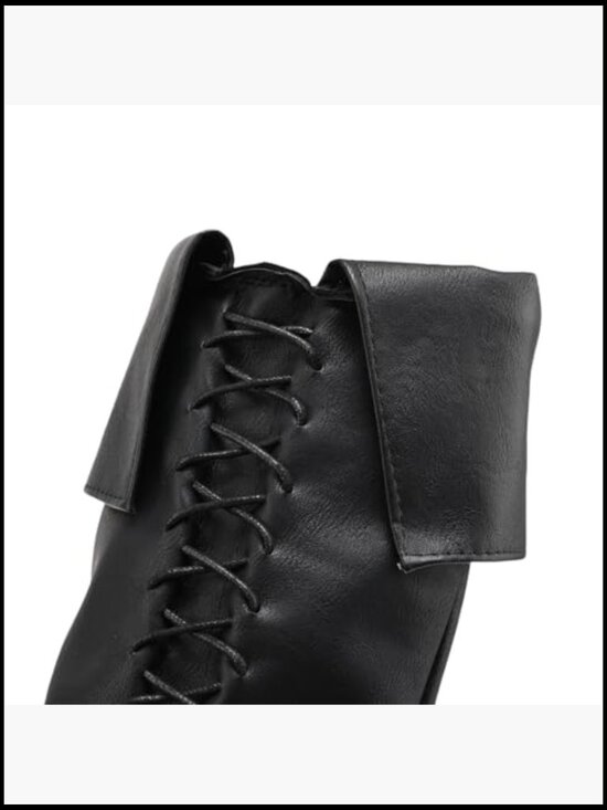 Medieval Renaissance Pull On Boots Mid Calf Gothic Cosplay Cuff Shoes